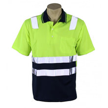  1315# TAPED HI VIS S/S POLO SHIRT