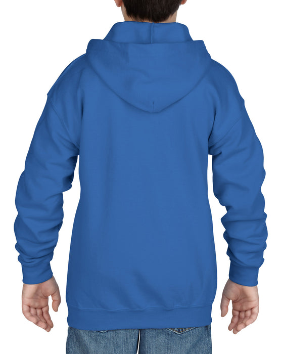 Heavy Blend Youth Full Zip Hooded Sweatshirt