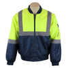 2258# TAPED HI VIS BOMBER JACKET