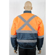  2259# X TAPE HI VIS BOMBER JACKET