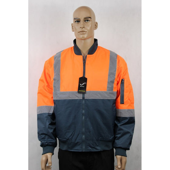 2259# X TAPE HI VIS BOMBER JACKET