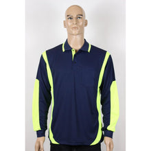  3055# HI VIS & WORK L/S POLO SHIRT