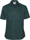 Cotton Drill Work Shirt - Short Sleeve