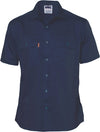 Cotton Drill Work Shirt - Short Sleeve