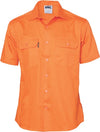 Cotton Drill Work Shirt - Short Sleeve