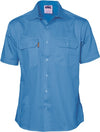 Cotton Drill Work Shirt - Short Sleeve