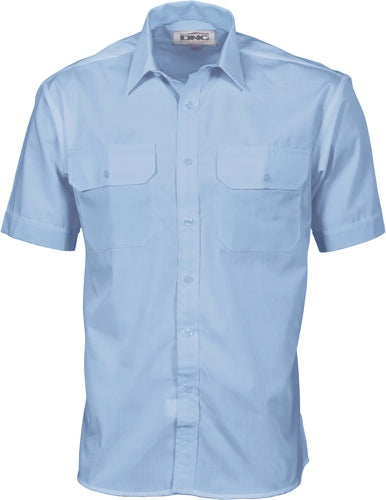 Polyester Cotton Work Shirt - Short Sleeve
