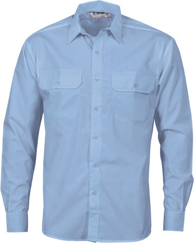 Polyester Cotton Work Shirt - Long Sleeve