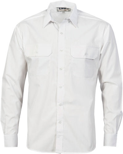 Polyester Cotton Work Shirt - Long Sleeve