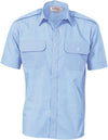 Epaulette Polyester/Cotton Work Shirt - Short Sleeve