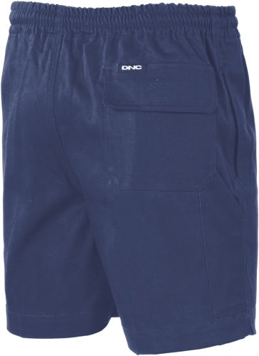 Drill Elastic Drawstring Shorts
