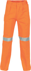 Cotton Drill Pants With 3M R/Tape
