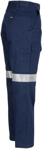 Ladies Cotton Drill Cargo Pants with 3M Reflective Tape