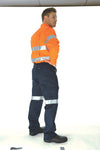 Lightweight  Cotton Cargo Pants with 3M R/Tape