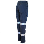 LADIES DOUBLE HOOPS TAPED CARGO PANTS