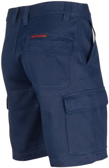  Middle Weight Cotton Double Slant Cargo Shorts - With Shorter Leg Length