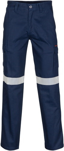 Middle Weight Cotton Double Angled Cargo Pants With CRS Reflective Tape