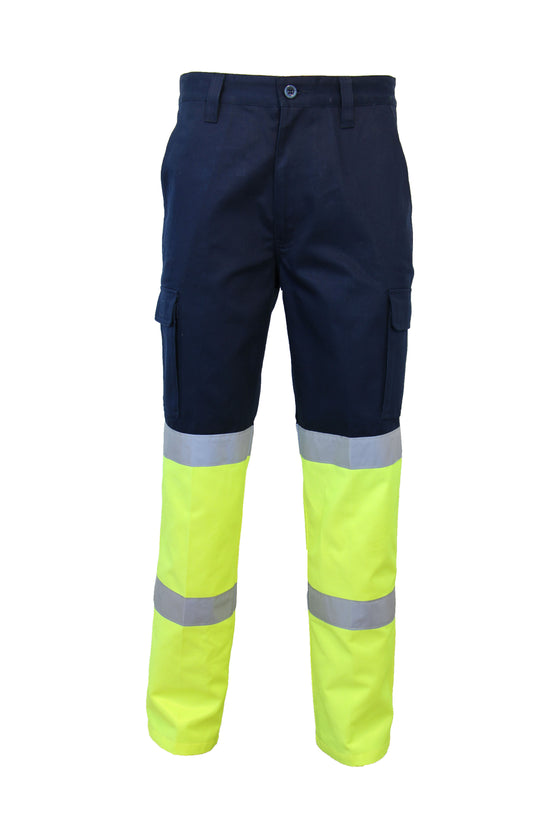 2TONE BIOMOTION TAPED CARGO PANTS