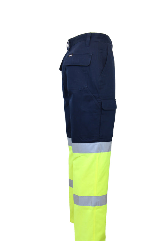 2TONE BIOMOTION TAPED CARGO PANTS
