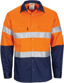  Patron Saint Flame Retardant 2 Tone Closed Front Cotton Shirt with 3M F/R Tape - L/S