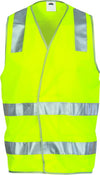 Day/Night Side Panel Safety Vest with Generic R/Tape