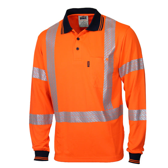 HiVis Segmented T X back Polo