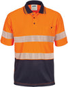 HIVIS Segment Taped Mircomesh Polo   Short Sleeve