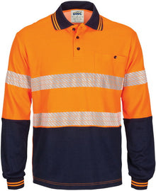  HIVIS Segment Taped Cotton Backed Polo   Short Sleeve