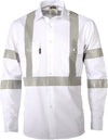 RTA NIGHT WORKER WHITE SHIRT WITH CSR R/TAPE.