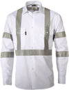 RTA NIGHT WORKER WHITE SHIRT WITH CSR R/TAPE.