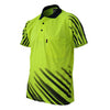 HiVis Sublimated Full Stripe Polo