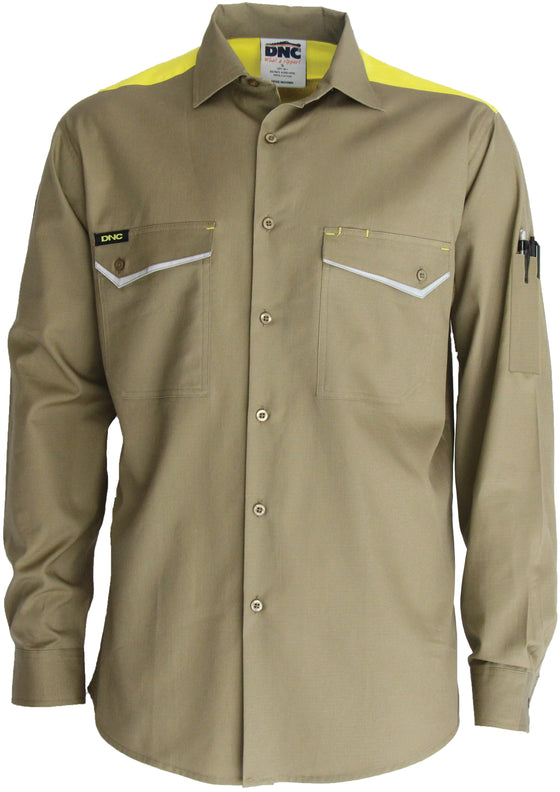 RipStop Cool Cotton Tradies Shirt, L/S