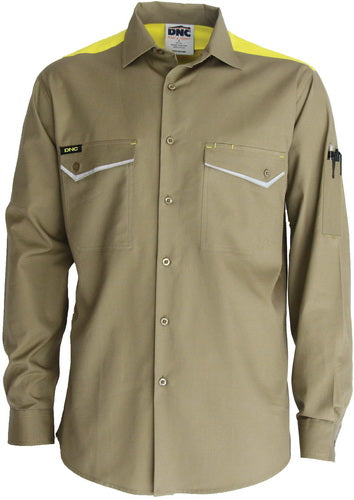 RipStop Cool Cotton Tradies Shirt, L/S