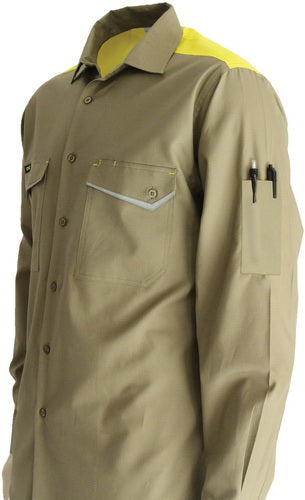 RipStop Cool Cotton Tradies Shirt, L/S