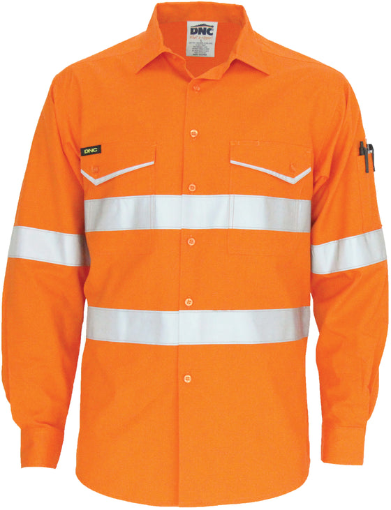 RipStop Cotton Cool Shirt with CSR Reflective Tape, L/S