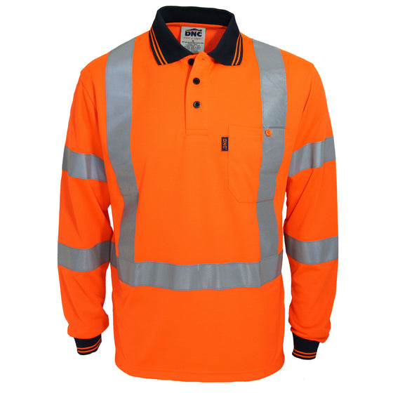 Hi-Vis "X' Back & Bio-motion Taped Polo