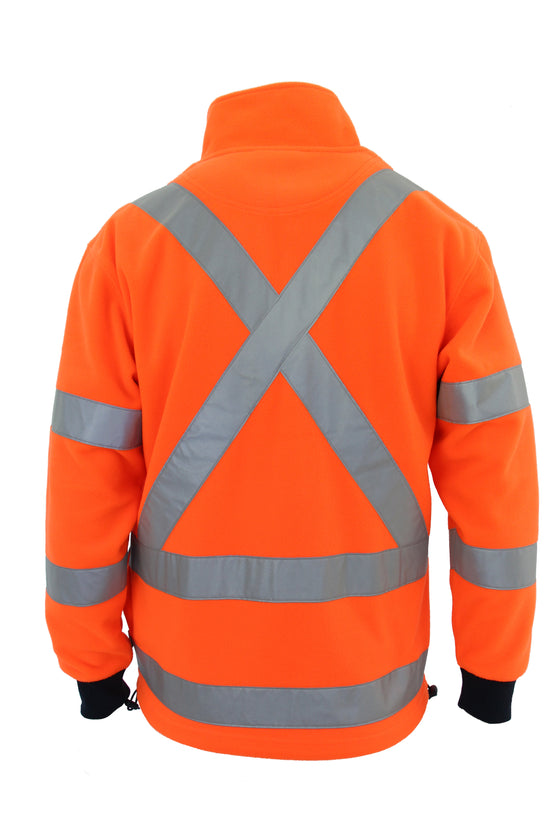 Hivis "X" back & Biomotion taped Polar Fleece