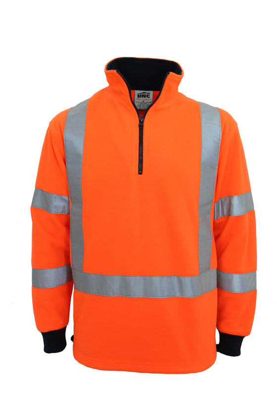 Hivis "X" back & Biomotion taped Polar Fleece