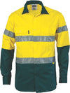 HiVis two tone drill shirts with 3M8906 R/Tape - long sleeve