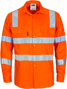  HIVIS D/N L/W COTTON SHIRT