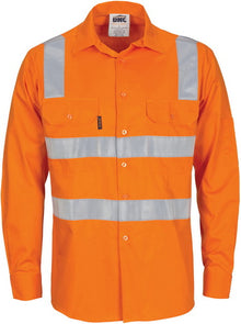  HiVis Cotton Bomber Jacket with ‘X’ Back & additional CSR R/Tape below