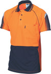 HiVis Cool-Breathe Sublimated Piping Polo - Short Sleeve