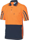HiVis Cool-Breathe Printed Stripe Polo - Short Sleeve