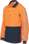 HiVis Cool-Breathe Stripe Polo - long Sleeve