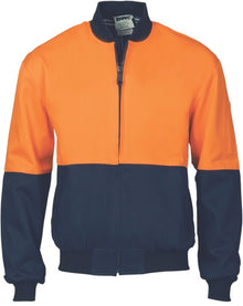  HiVis Two Tone Cott on Bomber Jacket