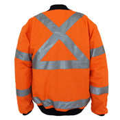 HiVis "X" back flying jacket Biomotion tape