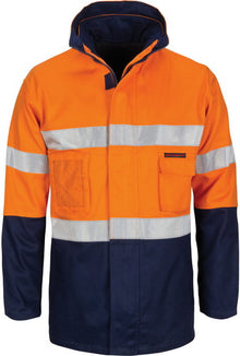  HiVis "4 IN 1" Cotton Drill Jacket with Generic R/Tape