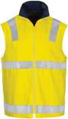 HiVis Cotton Drill Reversible Vest with Generic R/Tape