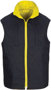 HiVis Cotton Drill Reversible Vest with Generic R/Tape