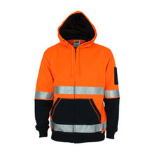  Hivis 2 tone full zip super fleecy hoodie with CSR R/tape